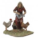 Pastora con gallos