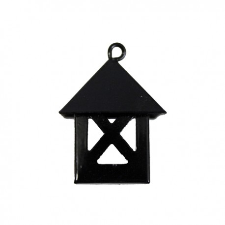 Farol de Metal Negro