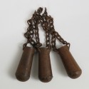 Cuenco metal con cadena