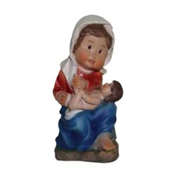 María aseando al niño Jesus Naif