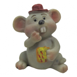 Ratón comiendo queso Naif