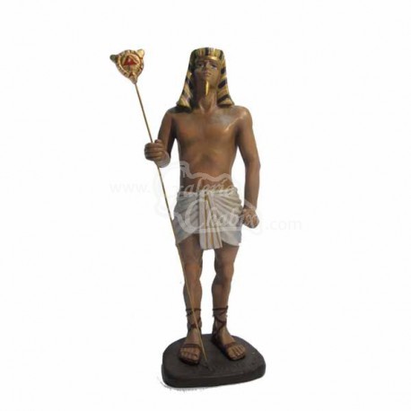 Egipcio con Báculo de Cobre