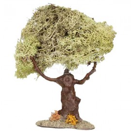 Árbol de 18 cm con musgo