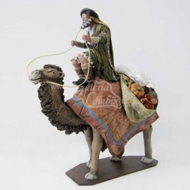 Arriero sentado en camello